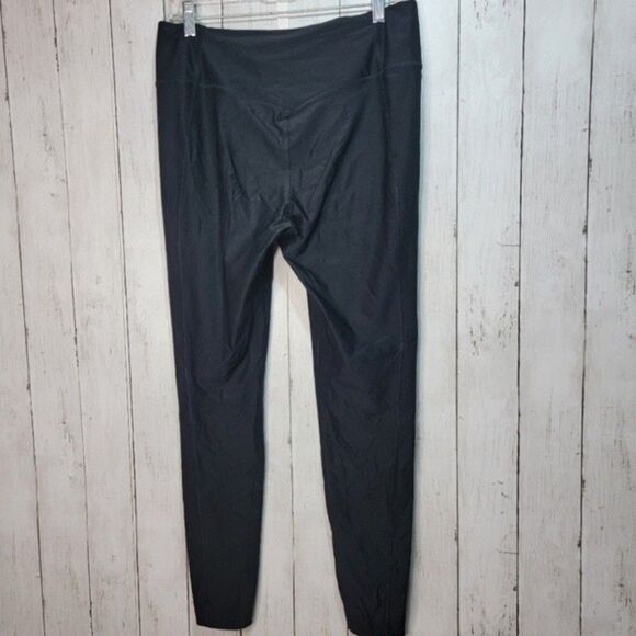 NIKE power tight fit training dri fit black size small yoga leggings womens - Picture 3 of 16